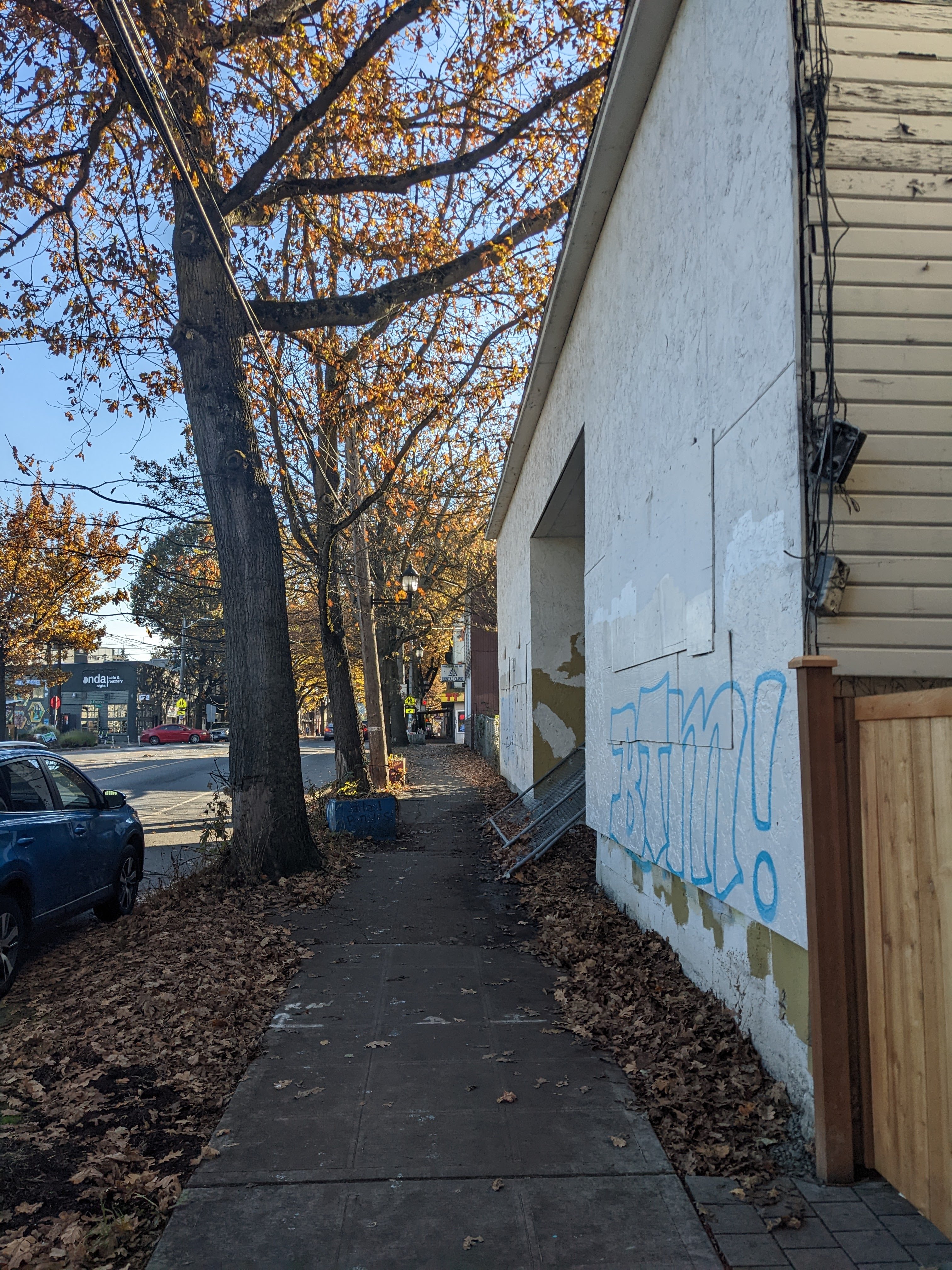 Sidewalk after cleanup